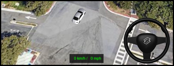 Google Map Driving Simulator